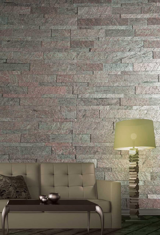 Natura Stone wall in living space